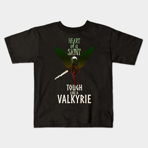 Valkyrie saint #6 Kids T-Shirt by jc007